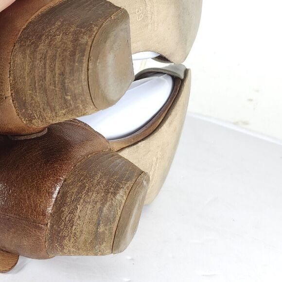 Miz Mooz Women's Cali US8-8,5 EU39 Brown Gray Ankle Wrap Gladiator Sandals Shoes - Picture 16 of 16